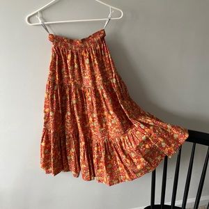 Vintage Laura Ashley hippie prairie skirt